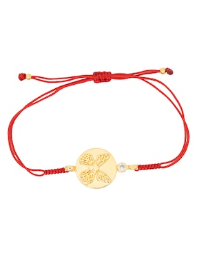 Pulsera Pineda Covalin Mariposa Monarca Con Acabado Chapa De Oro