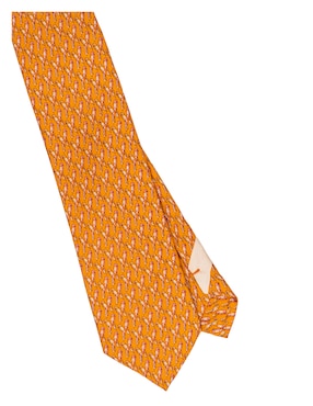 Corbata Pineda Covalin regular de seda estampado gráfico para hombre