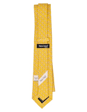 Corbata Pineda Covalin regular de seda estampado gráfico para hombre