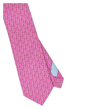 Corbata Pineda Covalin de seda estampado gráfico para hombre