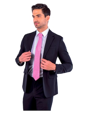 Corbata Pineda Covalin de seda estampado gráfico para hombre