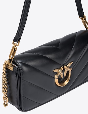 Bolsa shoulder Pinko de piel para mujer