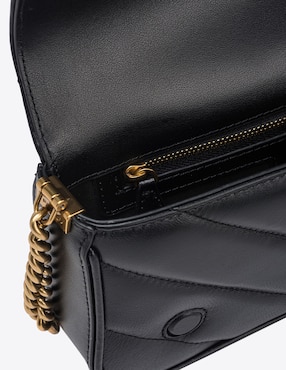 Bolsa shoulder Pinko de piel para mujer