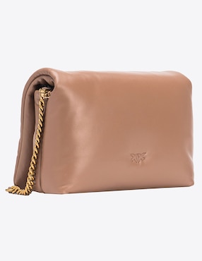 Bolsa flap Pinko de piel para mujer