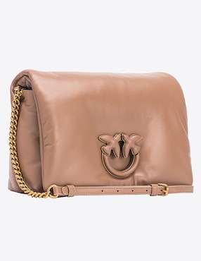 Bolsa flap Pinko de piel para mujer