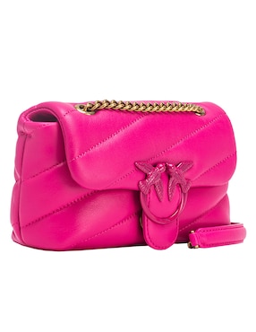 Bolsa flap Pinko de piel para mujer
