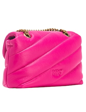 Bolsa flap Pinko de piel para mujer