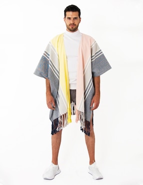 Poncho hombre Rcano de algodón para hombre