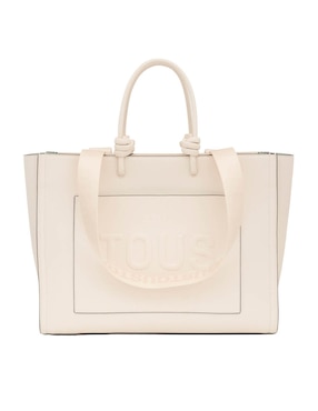 Tous: Bolso bucket beige Empire Soft Mujer