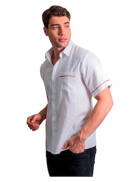 Guayabera manga corta Pineda Covalin para hombre