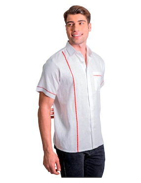 Guayabera manga corta Pineda Covalin para hombre