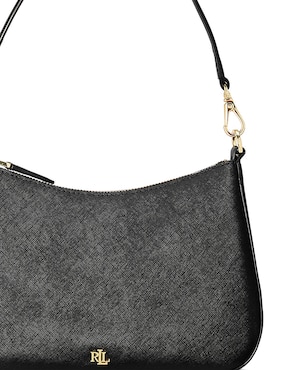 Bolsa shoulder Lauren Ralph Lauren de cuero para mujer