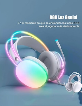 Audífonos Over-Ear Genérica X25-001 alámbricos con cancelación de ruido