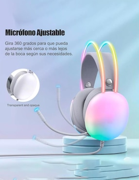 Audífonos Over-Ear Genérica X25-001 alámbricos con cancelación de ruido