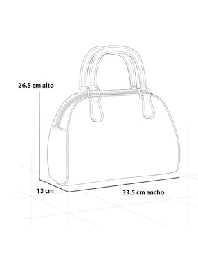 Bolsa bowler Prada de piel para mujer
