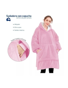 Sudadera con capucha y bolsa Bluelander para mujer