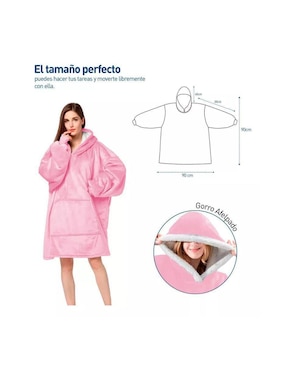 Sudadera con capucha y bolsa Bluelander para mujer