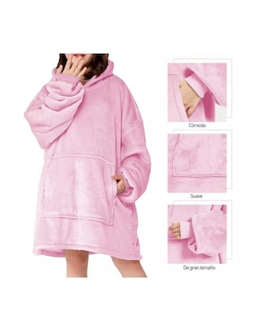 Sudadera con capucha y bolsa Bluelander para mujer