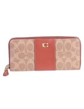 Cartera COACH Coated Canvas Signature Para Mujer