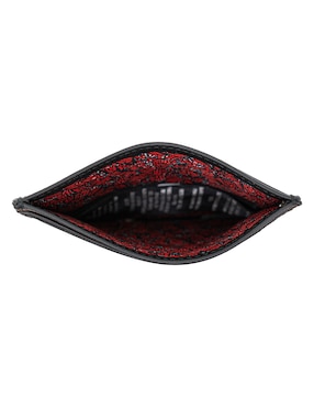 Tarjetero Pineda Covalin de piel Mariposa Monarca para hombre