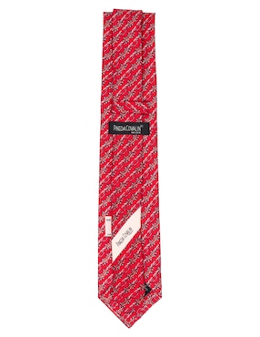 Corbata Pineda Covalin regular de seda estampado gráfico para hombre