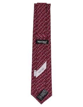 Corbata Pineda Covalin regular de seda estampado gráfico para hombre