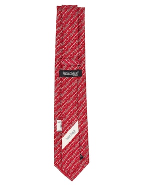 Corbata Pineda Covalin regular de seda estampado gráfico para hombre