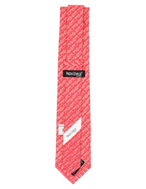 Corbata Pineda Covalin regular de seda estampado gráfico para hombre