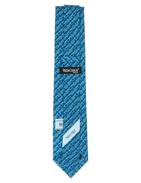 Corbata Pineda Covalin regular de seda estampado gráfico para hombre