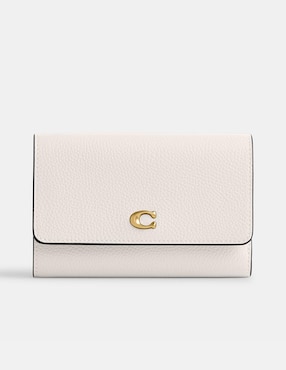 Cartera Coach Polished Pebble Leather Para Mujer