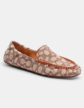 Zapato COACH Abigail Ballet Flat De Gamuza Para Mujer