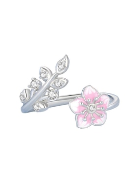 Anillo De Flor Ame Jewelry Flowers P925 De Plata Zirconia