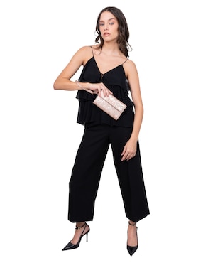 Bolsa wristlet Pineda Covalin Mariposa de vinil para mujer