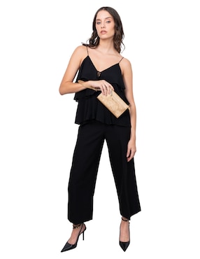 Bolsa wristlet Pineda Covalin Mariposa de vinil para mujer