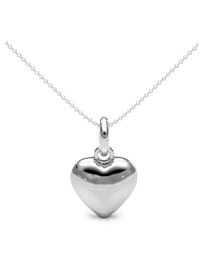 Collar De Corazón Wünd De Plata P925