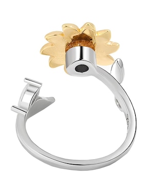 Anillo de flor Wünd P 925 de plata zirconia cúbica brillante