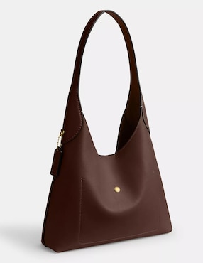 Bolsa shoulder Coach Brooklyn de piel para mujer