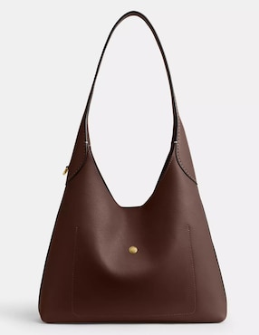 Bolsa shoulder Coach Brooklyn de piel para mujer
