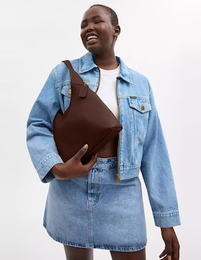 Bolsa shoulder Coach Brooklyn de piel para mujer