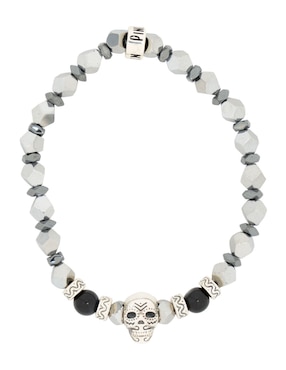 Pulsera Pineda Covalin Calavera Con Acabado Mate