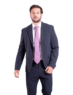 Corbata Pineda Covalin regular de seda estampado gráfico para hombre