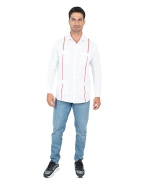Guayabera manga larga Pineda Covalin para hombre