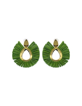 Aretes de abanico Malia Joyería con acabado pulido