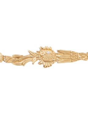 Pulsera Pineda Covalin Quetzalcóatl con acabado brillante