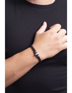 Pulsera Pineda Covalin de piel Calavera