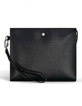 Bolsa Wristlet Montblanc Sartorial De Piel Para Mujer