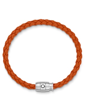 Brazalete Montblanc de piel con acabado liso