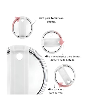 Termo Wünd de acero inoxidable con tapa rosca 980 ml