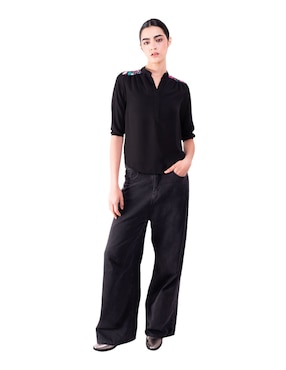 Blusa Pineda Covalin manga 3/4 para mujer