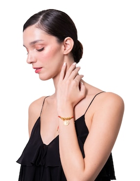 Pulsera Pineda Covalin Virgen Guadalupe con acabado brillante